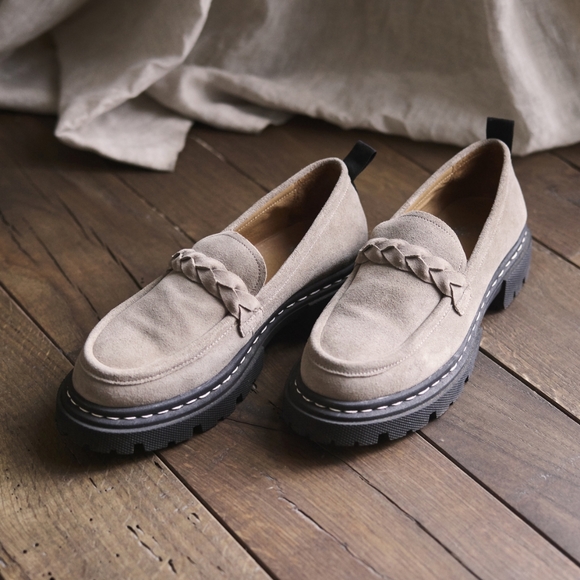 Mos Mosh Suede Loafers - Picture 1 of 8